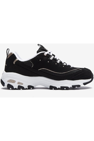 Skechers D'Lites Copper Divine Kadın Siyah Sneakers 13145 Bkrg Siyah
