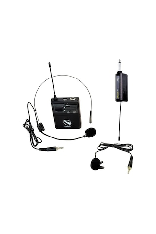 Pawer Pw-265y Kablosuz Uhf Yaka-headset Kafa Mikrofonu
