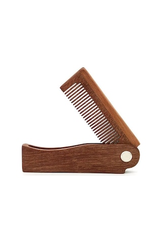 Vkemall Taşınabilir Ahşap Katlanır Saç Ve Sakal Tarak - Fh-241, Masaj Ve Bakım İçin Pratik Çözüm