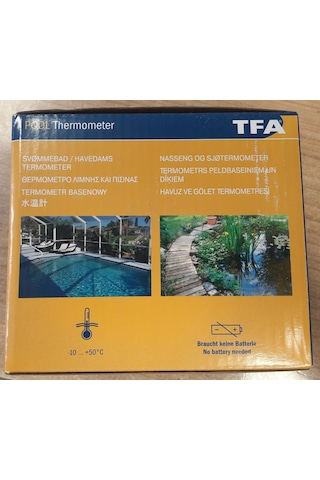 Tfa Dostmann Paslanmaz Yüzer Havuz Termometresi Alman si