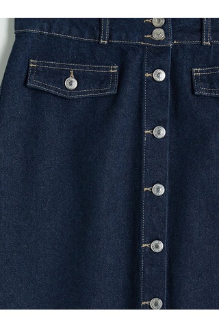 Lc Waikiki İndigo Regular Fit A Kesim Jean Etek Indigo