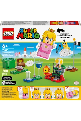 LEGO® Super Mario™ 71441 İnteraktif LEGO® Peach™ ile Maceralar 71441 - 6+ Oyuncak Yapım Seti (208P)
