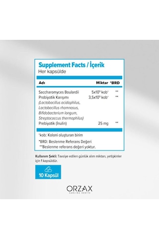 Ocean Bigflor Probiyotik 10 Kapsül