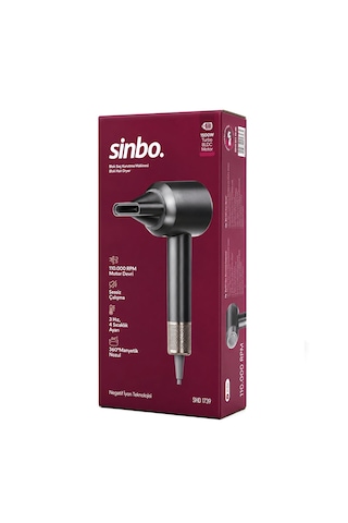 Gri Bldc Turbo Motor Saç Kurutma - Şekil Makinesi 1500w 3-kdm.hız 4-kdm.ısıayar Sıcak-ılık-hafif-soğuk Shd-1739 Aklb