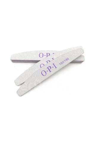 Opi Profesyonel Çift Taraflı Kağıt Törpü Yarım Ay 100/180
