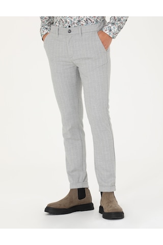 Pierre Cardin Erkek Gri Kanvas / Chino Pantolon 50278471-vr024 Gri