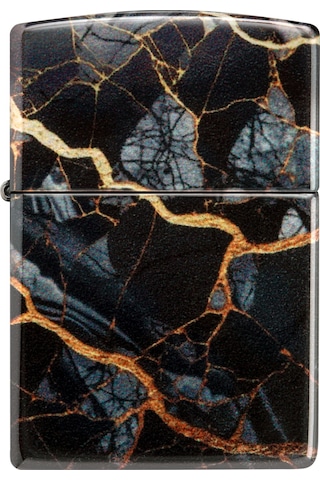Zippo Çakmak -46255 Marble Desıgn 8 Numara Siyah