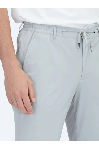Kip Taş Düz Dokuma Casual Pantolon Taş