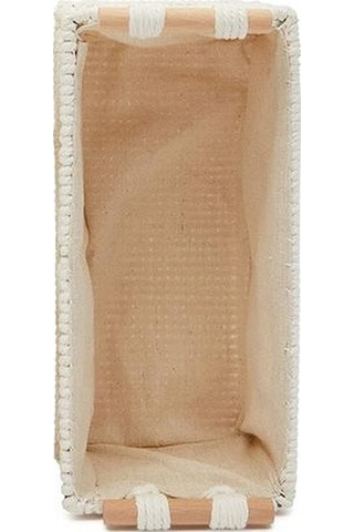 Dokuma Pamuk Halat Depolama Sepeti Çok Fonksiyonlu Doku Kutusu Vintage Dekorasyon Mutfak Oturma Odası Banyo Depolama Sepetleri 1