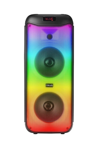 Mikado Md-40bt 40w Bt, Tws Destekli Rgb Işıklı Kablosuz Mikrofonlu Toplantı-parti Kule Hoparlör