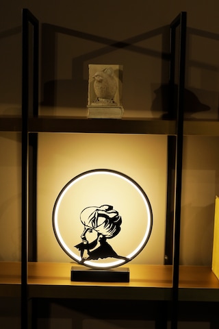 Fatih Sultan Mehmet Silüetli Metal Led Masa Lambası Tarihi Figürlü Dekoratif Gece Lambası Fatıhsultanmehmet