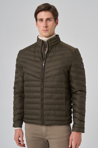 Morven Erkek Haki Polyester Kısa Kapitone Mont 26ks024002710 Haki