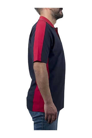 Şensel, Polo Yaka Tişört, Lacivert-Kırmızı -136E1392- Tshirt