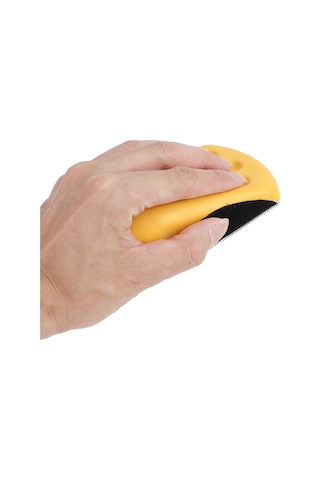 Springsun El Tipi El Fırçası - Pu Köpük, Ergonomik Tasarım, 5"/6" Büyüklük Seçeneği, Bantlı Altı, Uzun Süreli Kullanım İçin Yorulma Azaltır