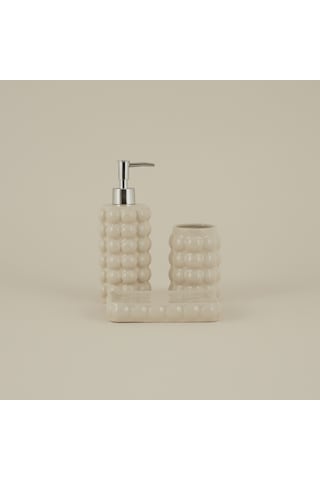 Karaca Home Rocco 3'lü Banyo Aksesuar Seti Beyaz