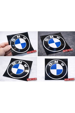 Bmw Logo Stıcker 12 Cm X 12 Cm 0