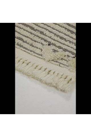 Hoom Rugs Step 2205 Gri İskandinav Halı Gri