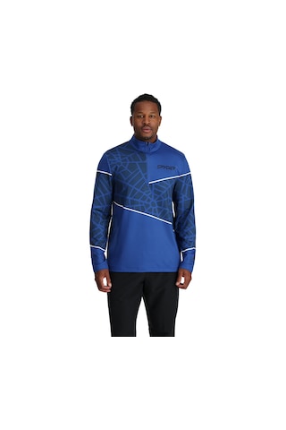 Spyder Spyder Vital 1/2 Zip Erkek Mavi İçlik Üst Z4
