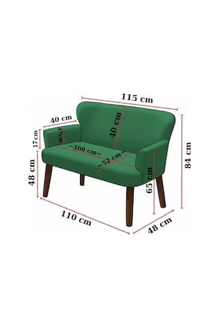 Kayser home çay seti koltuk takımı-oturma grubu-balkon-ofis-nubuk kumaş-bahçe mobilya