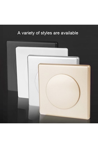 Sones Kare Klima Deliği Dekorasyon Kapağı Duvar Deliği Tıkacı, Stil: 9cm Gümüş