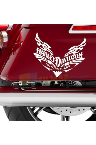 Harley Davidson Motosiklet Kask Oto Sticker Yapıştırma Etiket