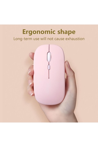 Jms Kablosuz Bluetooth Taşınabilir Sihirli Sessiz Ergonomik Mouse