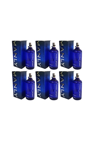 Manly Sport EDC 125 ML Erkek Parfüm 6 Adet