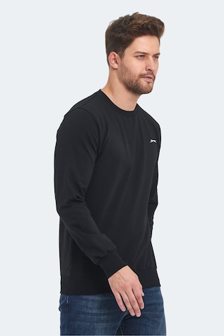 Slazenger Orvar In Erkek Siyah Sweatshırt Siyah
