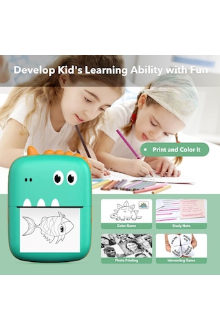 Mini Termal Yazıcı Çok Fonksiyonlu Taşınabilir Çıkartma