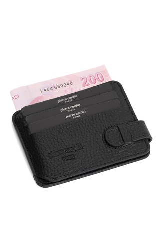Pierre Cardin Siyah Floater Unisex Deri Kartlık 0777s3l Siyah-floater