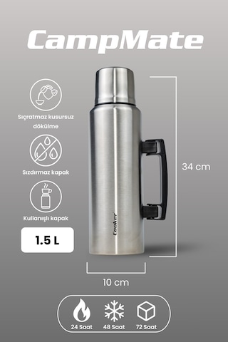 Cooker Campmate 1.5 Litre Paslanmaz Çelik Termos Ckr2084 Diğer