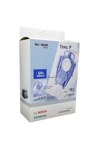 Bosch Uyumlu-Siemens Type P Tipi Ergomax Süpürge Toz Torbası (128101777)