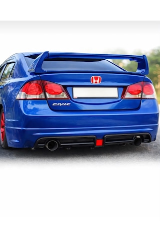 Honda Civic Fd6 2006-2012 Model Uyumlu Kırmızı Bağaj Logo Arka Amblem Oem Kalite 0