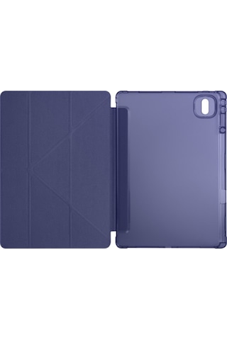 Honor Magic Pad 2 Uyumlu Kalem Bölmeli Uyku Modlu Standlı Trifolding Tablet Kılıfı Kılıf