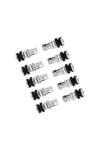 Yaleker Alüminyum Tamir Seti: Eşik Servisli, Rüzgar Geçirmez, Atv, Mower, Moto İçin Kısa Vana Sapları - Paslanmaz Kapaklı Tr161