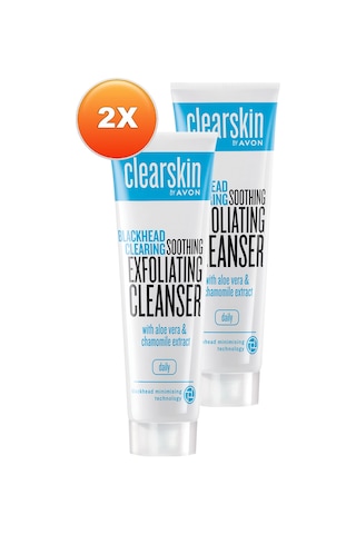 Avon Clearskin Siyah Nokta Yatıştırıcı Peeling Temizleyici 2 x 100 ML
