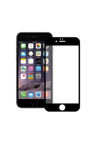 Bufalo Apple Uyumlu iPhone 6 Plus - 6S Plus Cam Ekran Koruyucu Siyah