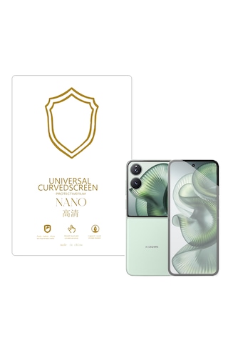 Xiaomi Mix Flip 2 İle Uyumlu Full Tpu Nano Ön Ekran Koruma Filmi - Ekm101