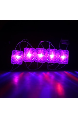 Powermaster Pm-14717 12 Volt 2 Watt Karışık R+b Yanıp Sönen Çakar 4333-3030 Modül Led 43x33x28mm Diğer