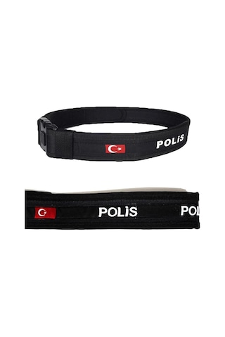 Astrid T Memur Kemeri Görev Ekipmanı Teçhizat Kuşağı Single Sword Görevli Palaskası - Türk Bayraklı Ve Yazılı Çok Renkli