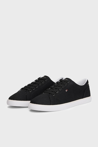 Tommy Hilfiger Logolu Sneaker Ayakkabı Bayan Ayakkabı Fw0fw09102 Bds Siyah