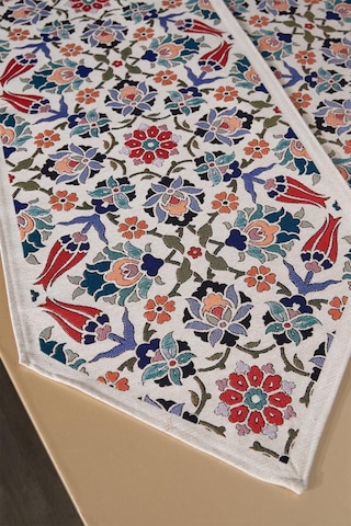 Çeyiz Diyarı Safiye 2li Lüks Runner 45x140 Cm Çok Renkli
