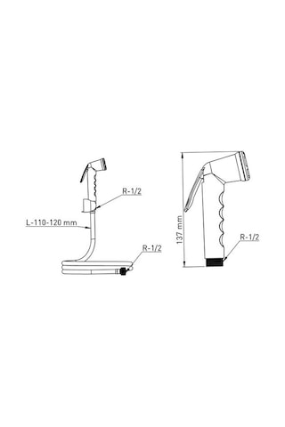 İzyapı Abs Altın Taharatmatik Şattaf Twist 100 120 Cm Pas Hr Diğer