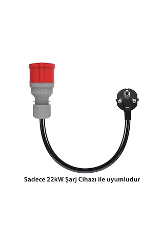 Truwatt Ztd532 Ev Tipi Elektrikli Araç Dönüştürücü Adaptörü 5x32a 380v/220v 50cm