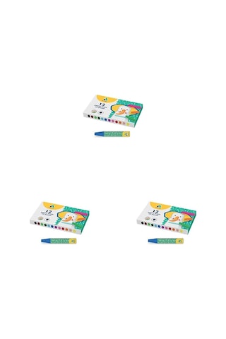 Pastel Boya, 12 Renk, 4280837002 3lü Paket Diğer