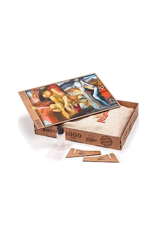 King Of Puzzle Düşünen Adam Ahşap Puzzle Ahşap Puzzle 1000 Parça