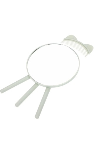 Gaman Masaüstü Dekoratif Sevimli Taraklı Makyaj Aynası Su Yeşili