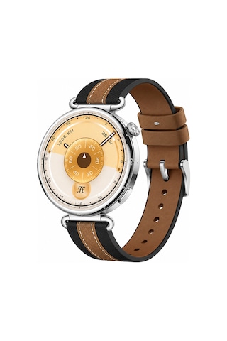 Huawei Watch Gt4 / Gt5 / Gt6 41 Mm / Gt5 Pro 42 Mm Uyumlu Yüksek Kalite Pu Deri Lansman Kordon