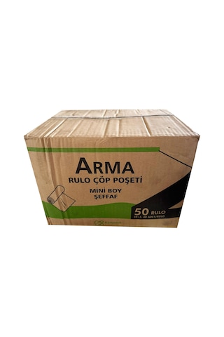 Arma Kimpack Beyaz Mini Boy 40 x 50 CM 20 L Çöp Torbası Poşeti 40 x 40'lı