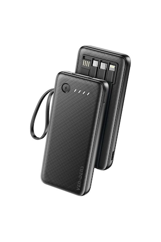 Ven-dens Vd-pb058 10000mah Dijital Ekranlı Premium Powerbank Siyah